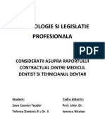 Referat Deontologie Si Legislatie Profesionala