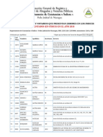 Abogados y Notarios Con Errores en Sus Indices de Protocolos 2017-1 PDF