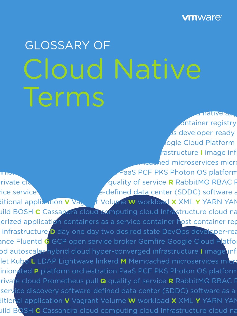 Glossary of Cloud Native Terms | PDF | Apache Hadoop | Cloud Computing