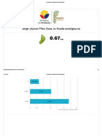 Huella ecológica calculadora resultados