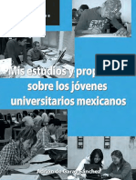 Mis estudios y propuestas sobre los jóvenes universitarios mexicanos- Garay Sanchez