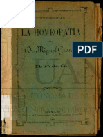 La Homeopatía-Miguel Granier