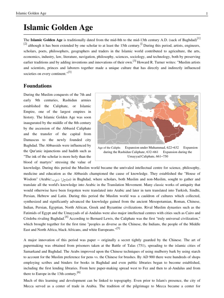 Overview of the Islamic Golden Age | PDF | Heliocentrism | Science