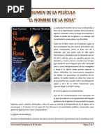 Resumen de El Nombre de La Rosa