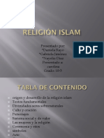 Trabajo de Religion 10-3 RELIGIÓN ISLAM