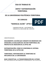 Sistematización de la creación de la Universidad Politécnica Territorial de Caracas Mariscal Sucre UPTEC-MS