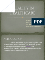 Improve Healthcare Quality