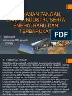 KETAHANAN PANGAN, BAHAN INDUSTRI, SERTA ENERGI PPT 1