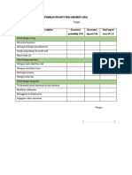 Formulir Security Risk Assessment (Sra)