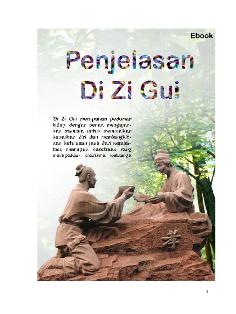 Pedoman Di Zi Gui untuk Berbakti | PDF | Pengembangan Diri