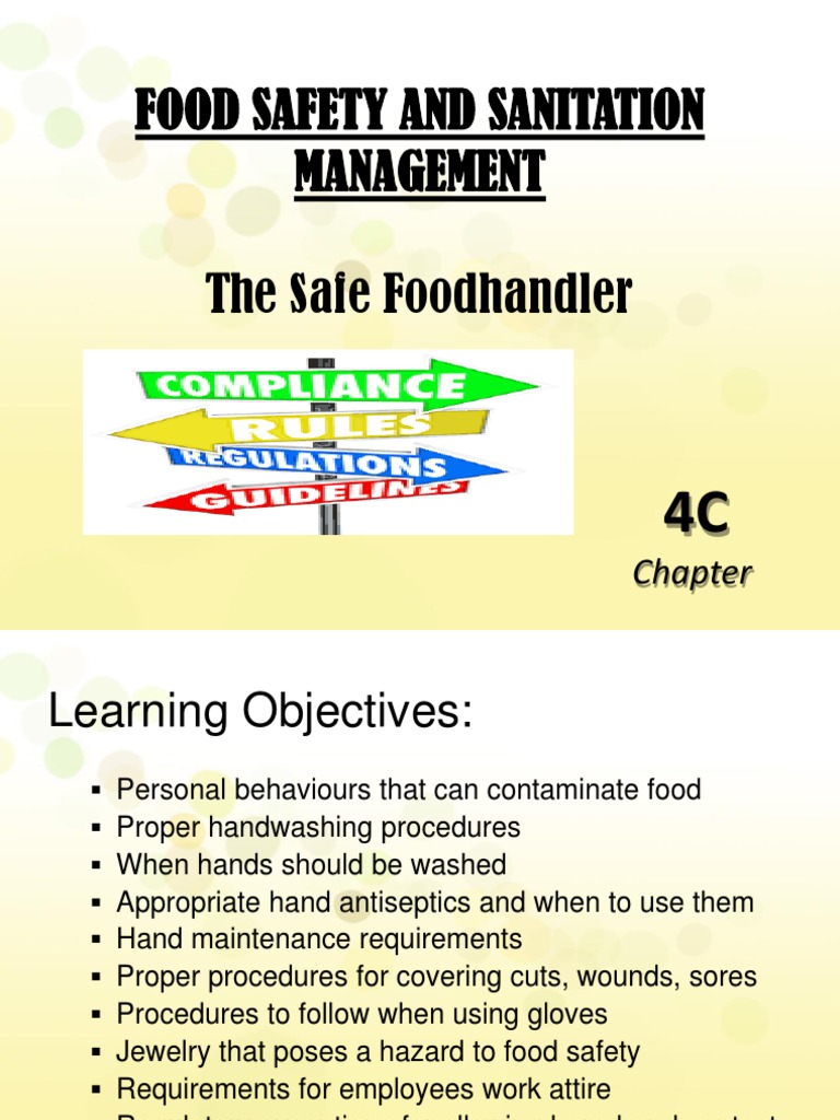 Food Safety and Personal Hygiene Guidelines | PDF | Hand Washing | Hygiene