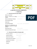 Estructura Del Informe Final de Auditoria (Eje 4)