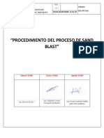 Doc-Prt-018 Procedimiento Del Proceso de Sand Blast