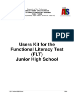 DepEd ALS FLT Junior High School Users Kit