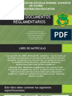 Libros y Documentos Reglamentarios