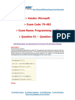 PassLeader 70-483 Exam Dumps (51-100) PDF