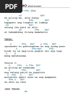 Paano Ba Ang Magmahal Chords | PDF