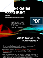 Working Capital Management