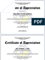 Certificate Appreciation