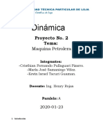 Informe Dinamica - Brazo Hidraulico