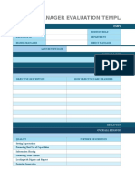 IC Annual Manager Evaluation Template 9431