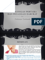 Pertolongan Pertama Dan Penangan Darurat