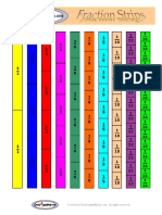 Free Fraction Strips PDF