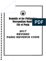 2017 REVISED PASIG REVENUE CODE-min202019 - 05745 PDF