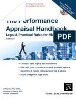 The Performance Appraisal Handbook-Lega Lpractical Rules For Managers