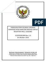 Panduan Laporan Verifikasi Keselamatan Radiasi Well Logging