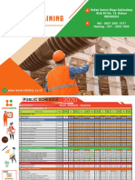 Jadwal Pelatihan Dan Sertifikasi K3 Dari PJK3 Lentera Safety Tahun 2020