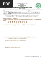 Worksheet20 - Quantiles For Ungrouped Data - Mendalhall and Sincich Method