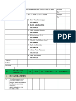 Form Checklist Kebakaran Kel 1