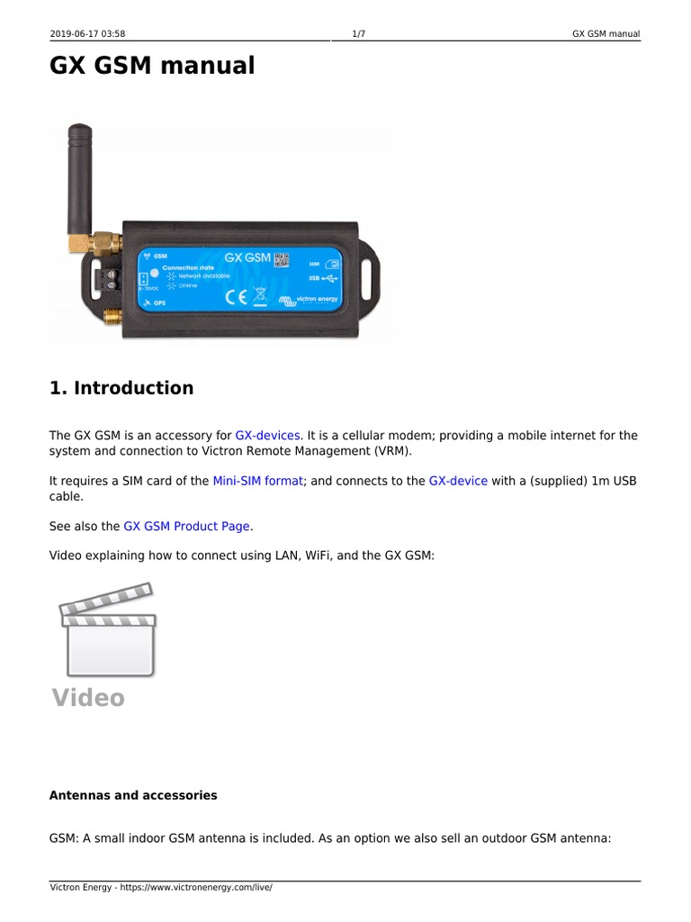 GX GSM Manual | PDF | Gsm | Modem
