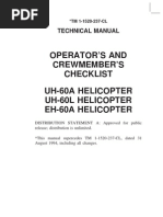 Operator'S and Crewmember'S Checklist Uh-60A Helicopter Uh-60L Helicopter Eh-60A Helicopter