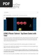 HTML5 Phaser Tutorial - Top-Down Games With Tiled - GameDev Academy