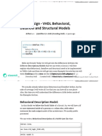 Logic Design - VHDL Behavioral, Dataflow and Structural Models - Steemit PDF