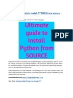 Ultimate Guide to Install PYTHON From Source