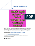 Simple Guide to Install TOMCAT 9 on CentOS_RHEL