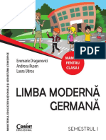 Limba Moderna Germana Cls 1 Caiet Sem.1 - Evemarie Draganovici PDF