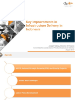 Manila Presentation Material - Key Improvements in Infrastructure Delivery in Indonesia - KPPIP
