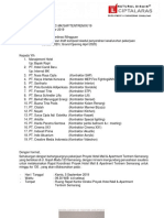 Undangan Rapat Koordinasi Semua Kontraktor Dan Finishing