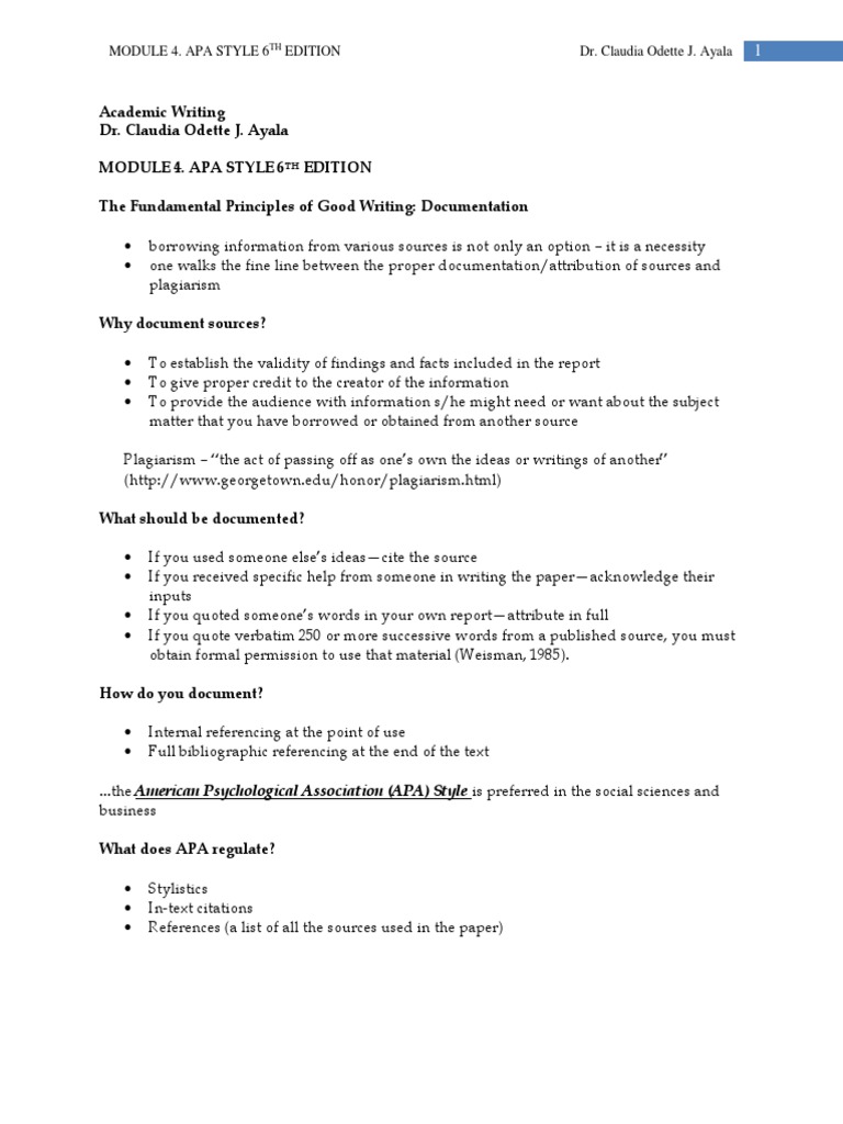 Guide To APA Format | PDF | Digital Object Identifier | Citation