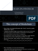 Blockchain and its impact on fintech companies