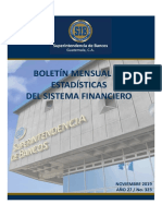 11 Boletín Mensual de Estadísticas Noviembre 2019