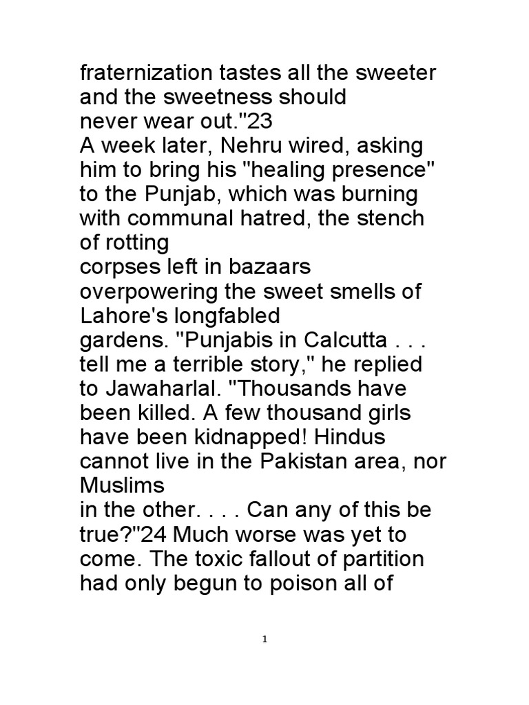 GANDHI53 | PDF | Mahatma Gandhi | Partition Of India
