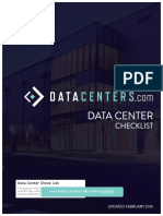 Data Center Checklist Datacenters