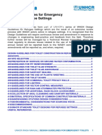DG400-2015A Design Guidelines For Emergency Toilets in Refugee Settings (UNHCR, 2015)