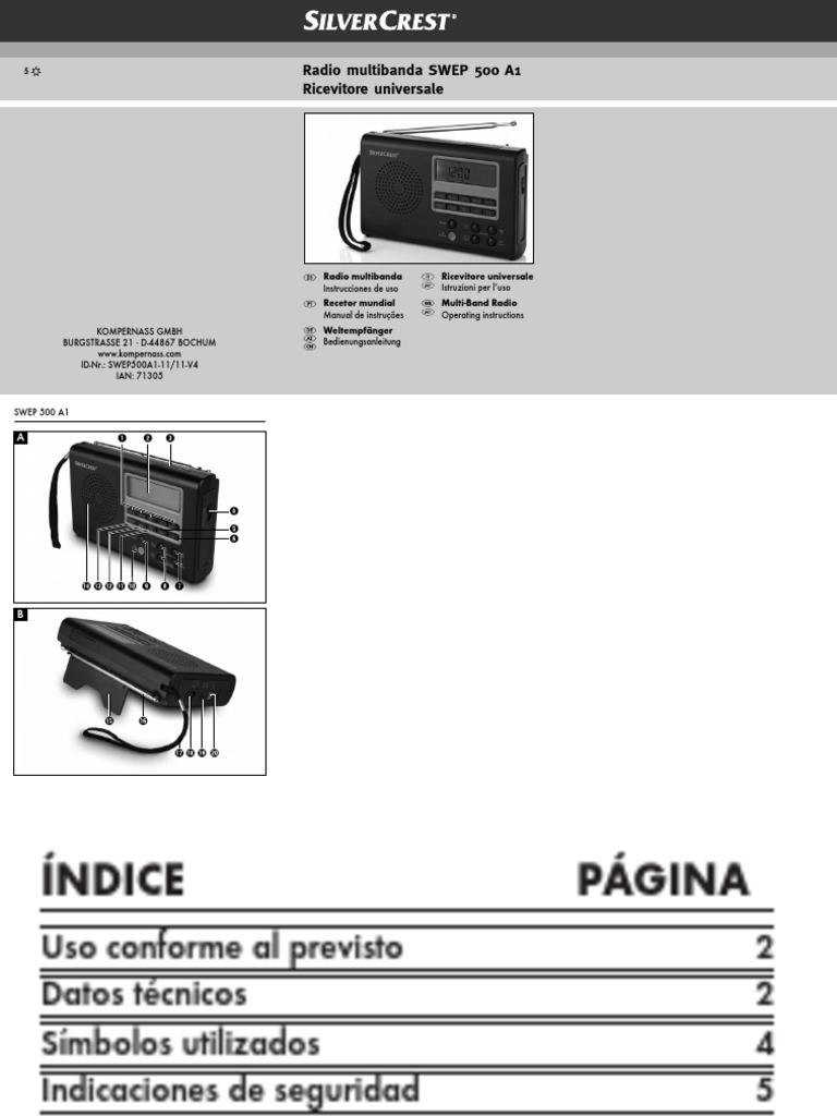 DECODER SILVERCREST SL65 visual data 5