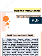 SISTEM BUDIDAYA TANPA TANAH